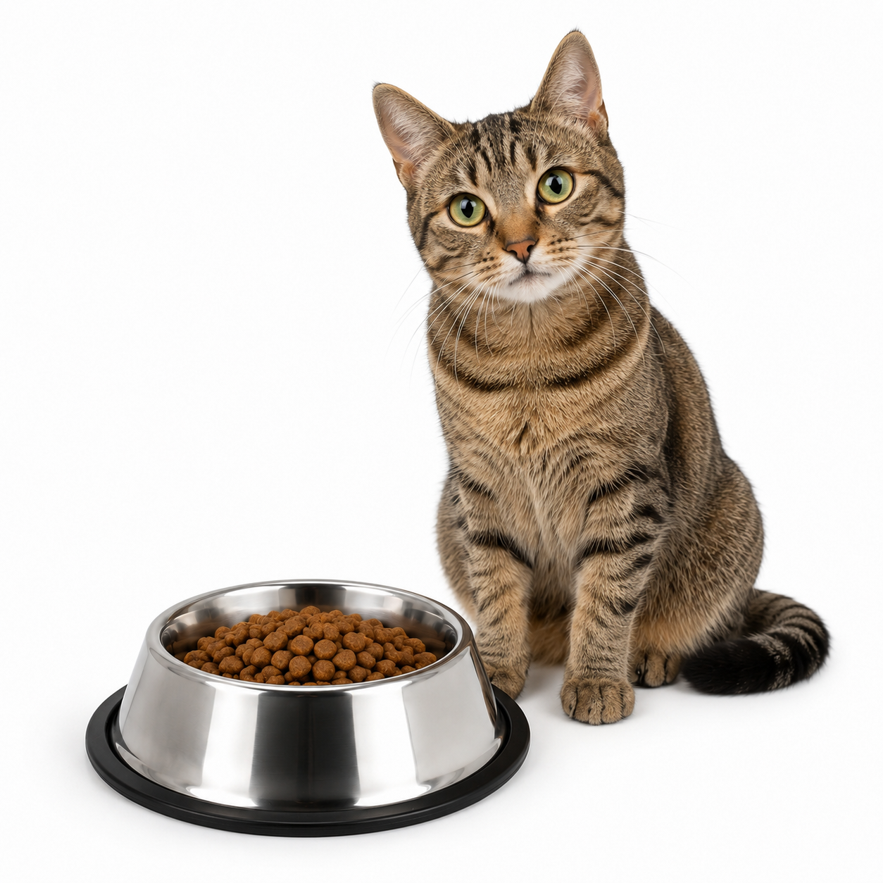 Comedero Antideslizante de Acero Inoxidable 26 cm para Perros y Gatos - Imagen 3