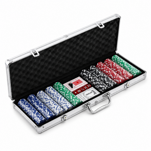 Maletín de fichas de poker 300 pcs
